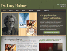 Tablet Screenshot of drlucyholmes.com